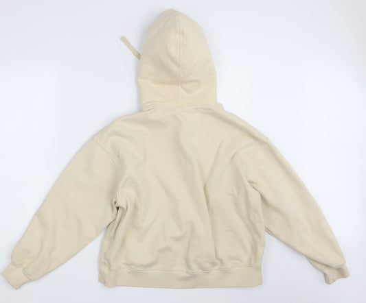 H&M Womens Beige Pullover Hoodie Size S