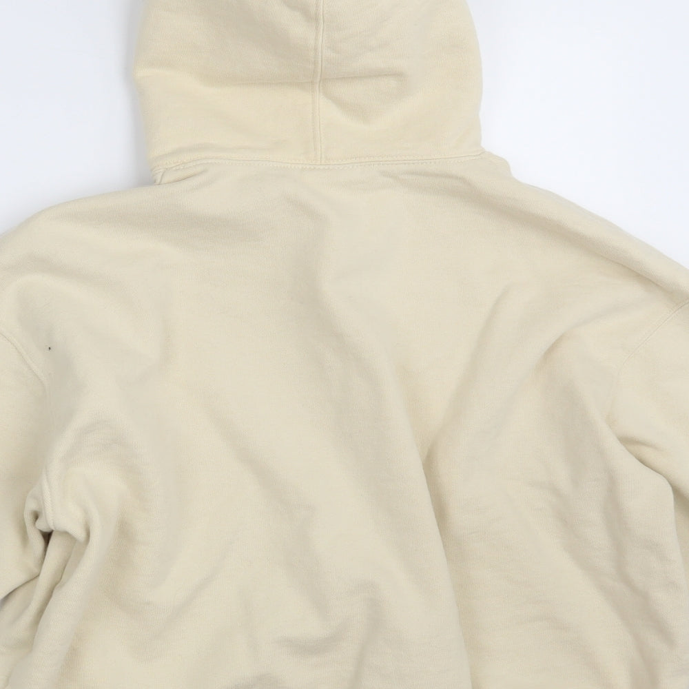 H&M Womens Beige Pullover Hoodie Size S
