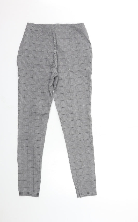 Womens UK Size 10 Peacocks Regular Fit Green Trousers