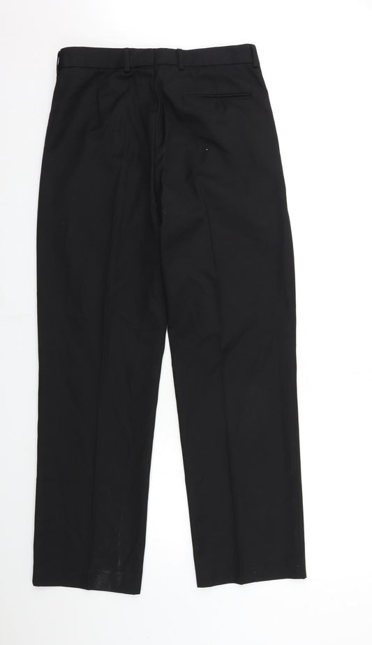 George Mens Black Dress Pants Trousers Size 32 in L31 in