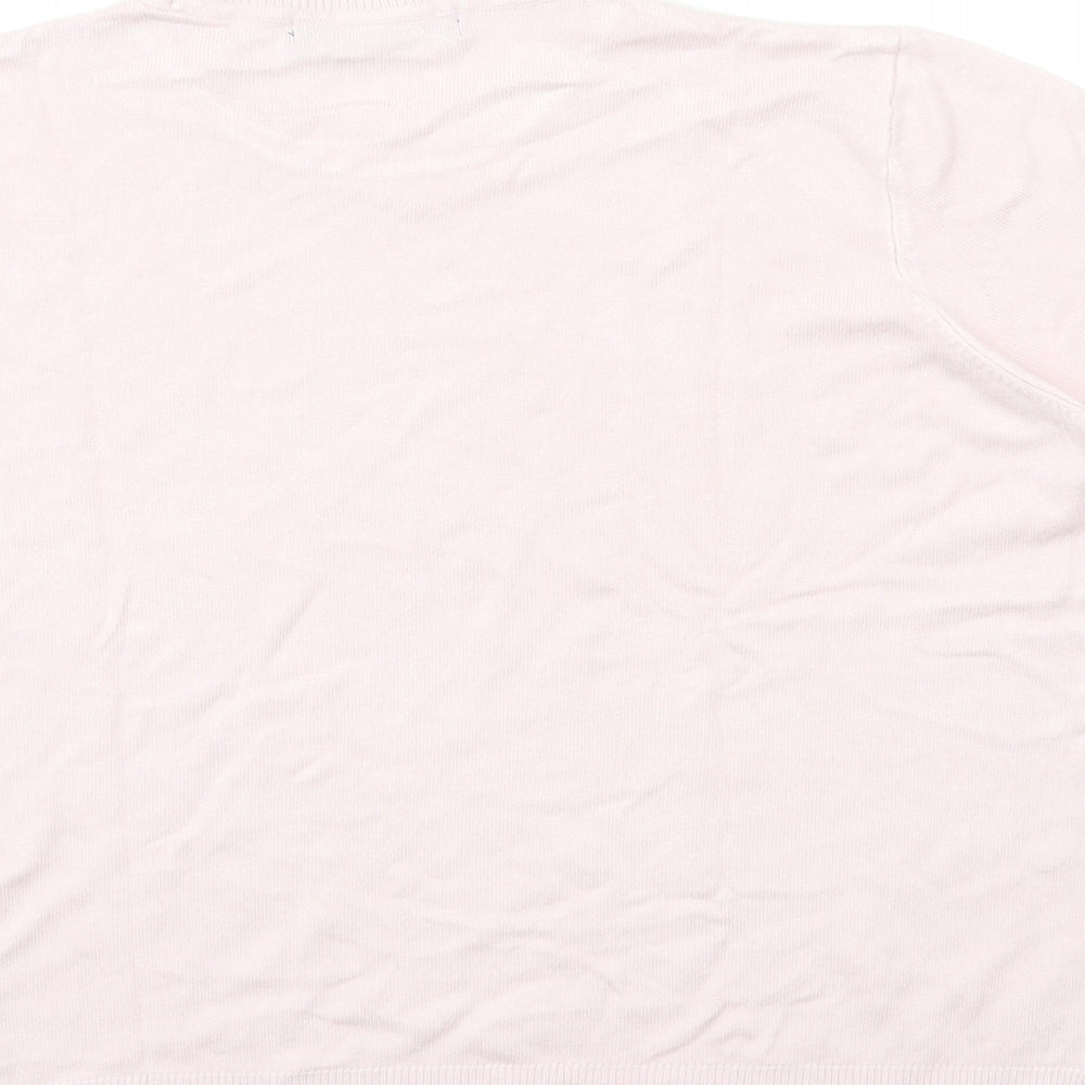 Womens UK Size 14 Marks and Spencer Pink Pullover Jumper