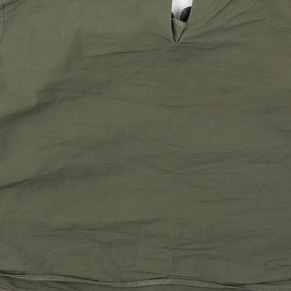 Womens UK Size 14 New Look Green Basic Blouse