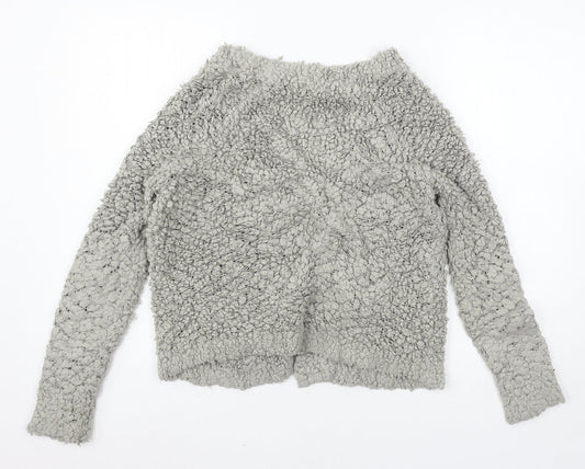 Womens UK Size S NEXT Grey Cardigan Jumper