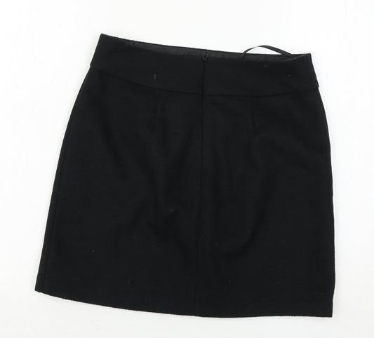 Papaya Womens Black Mini Skirt Size 8