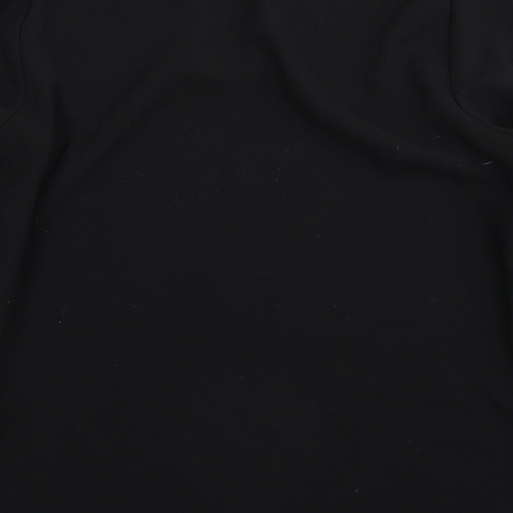 Womens UK Size 10 H&M Black Basic Blouse