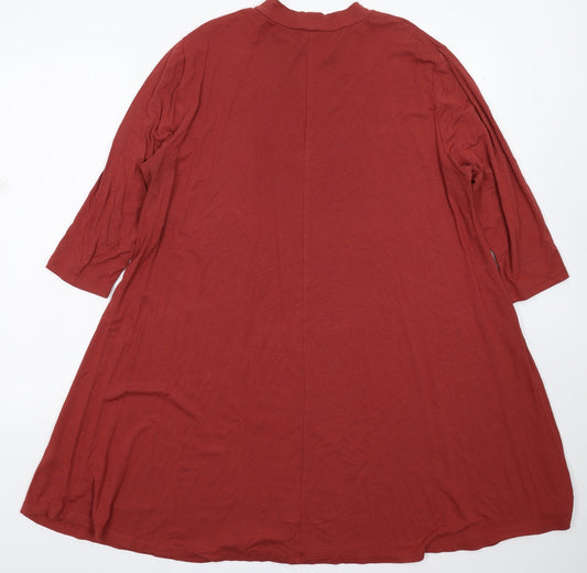 Papaya Womens Brown Jumper Dress Size M