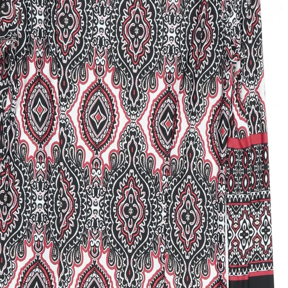 Primark Womens Multicoloured Geometric Fit & Flare Size 8