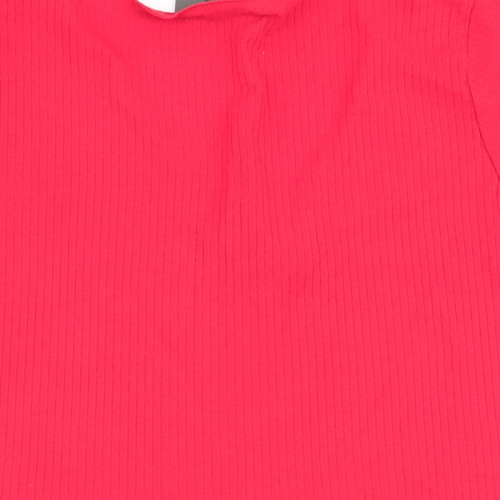 Primark Womens Red Basic T-Shirt Size 10