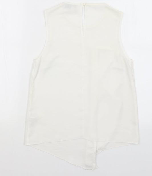 Womens UK Size 8 ASOS White Basic Tank
