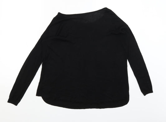 Womens UK Size XS H&M Black Pullover Jumper