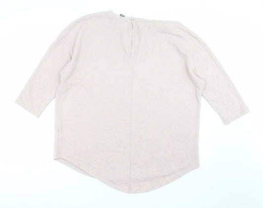 Primark Womens Purple Knit Pullover Jumper Size L