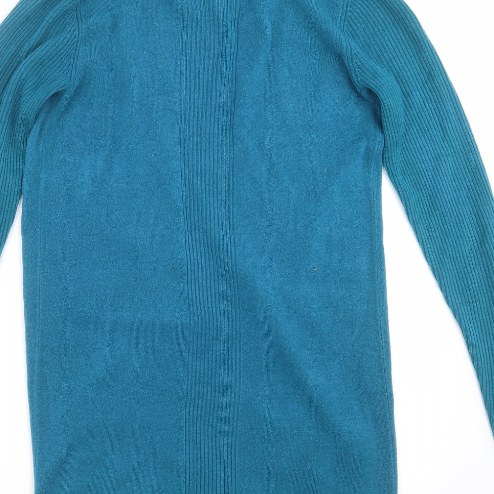 BHS Womens Blue Cardigan Jumper Size 8