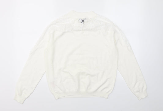 PRIMARK Womens Ivory Pullover Jumper Size M