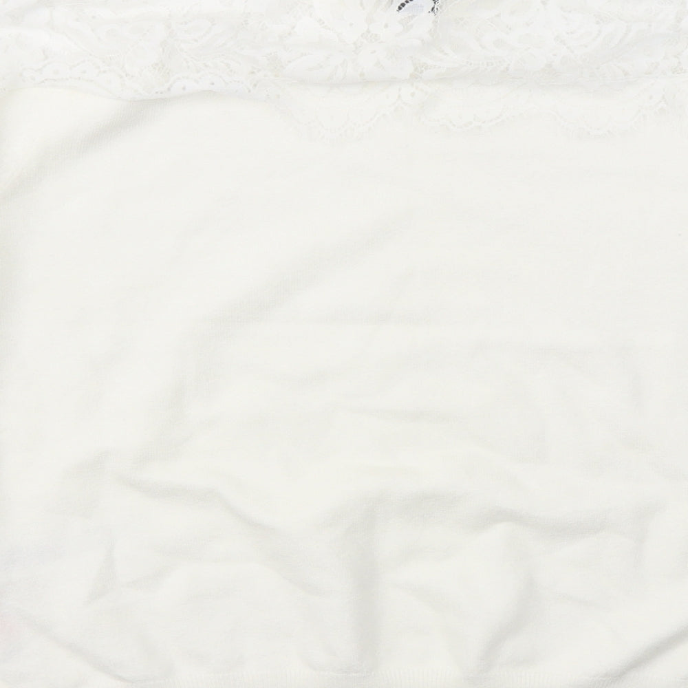 PRIMARK Womens Ivory Pullover Jumper Size M