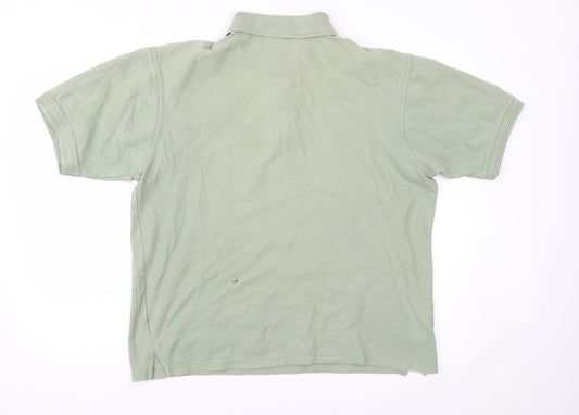 Stylo Mens Green Polo Size L