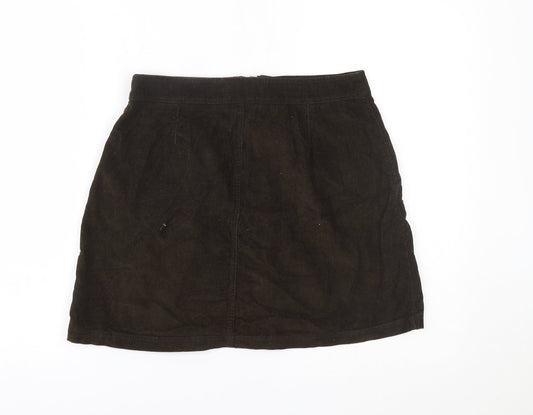 New Look Womens Brown Mini Skirt Size 10