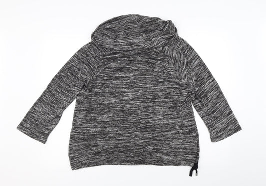 Womens UK Size L Peacocks Grey Pullover Jumper
