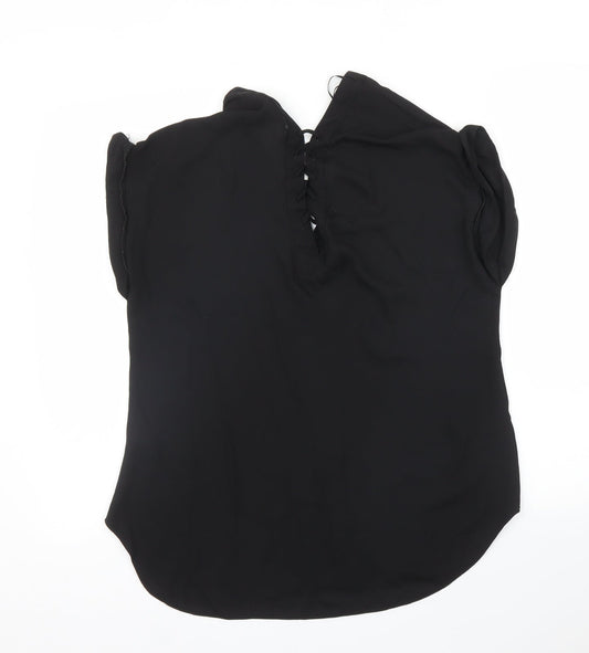 F&F Womens Black Basic Blouse Size 10