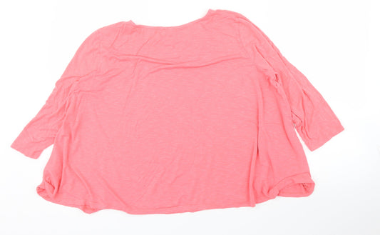 Phase Eight Womens Pink Basic Blouse Size M