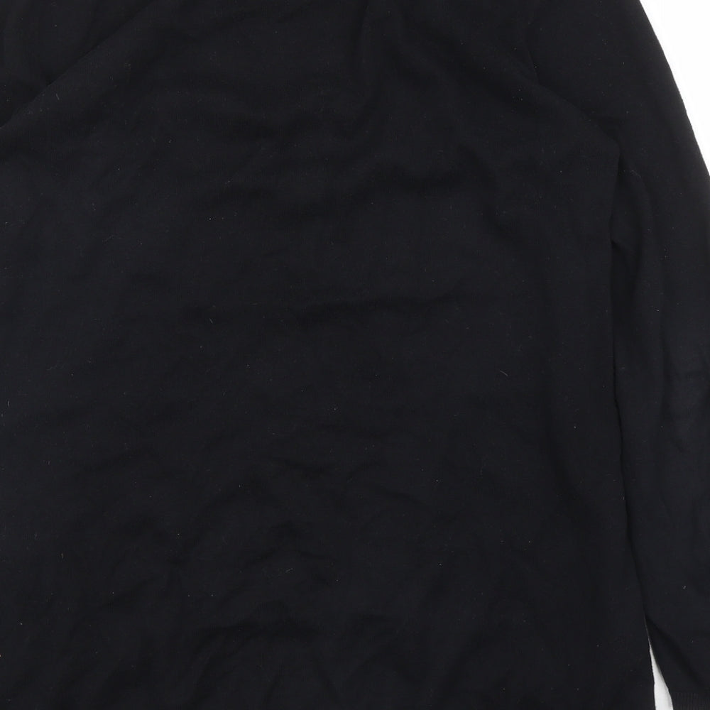 Womens UK Size 10 NEXT Black Basic Blouse