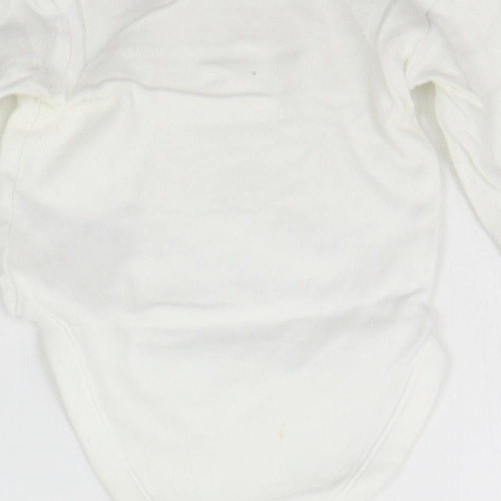 George Baby White Babygrow One-Piece Size 9-12 Months