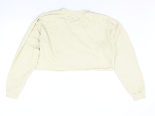 Womens UK Size S PRETTYLITTLETHING Yellow Pullover Jumper