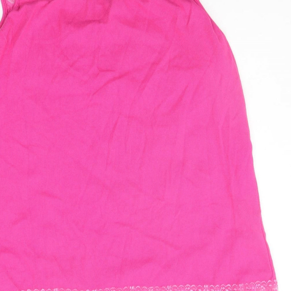 Womens UK Size XL Damart Pink Basic Tank