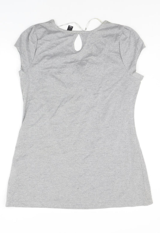 H&M Womens Grey A-Line Size L