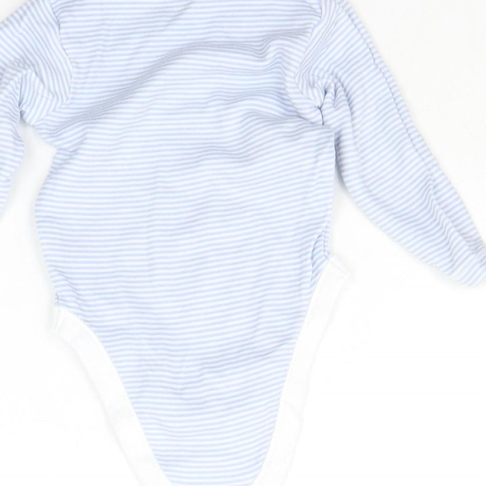 George Baby Blue Striped Babygrow One-Piece Size 3-6 Months