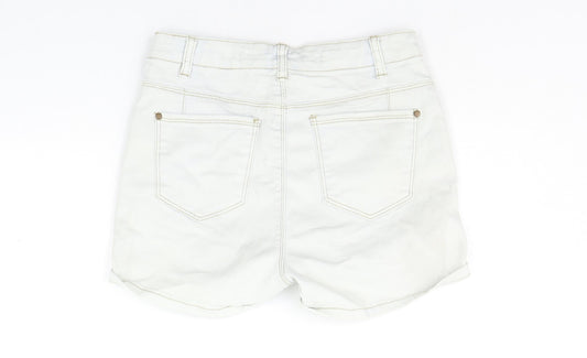 Denim CO Womens Grey Chino Shorts Size 8
