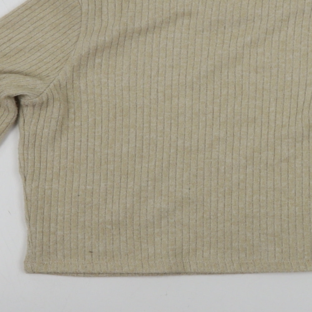 Brand and care label for Matalan girls’ beige jumper, size 12, years