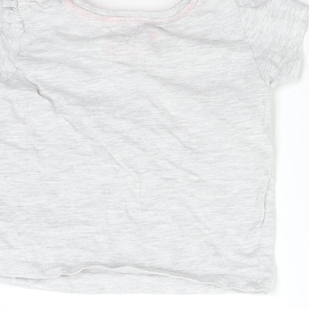Primark Baby Grey Basic T-Shirt Size 9-12 Months - Beautiful Like Mummy
