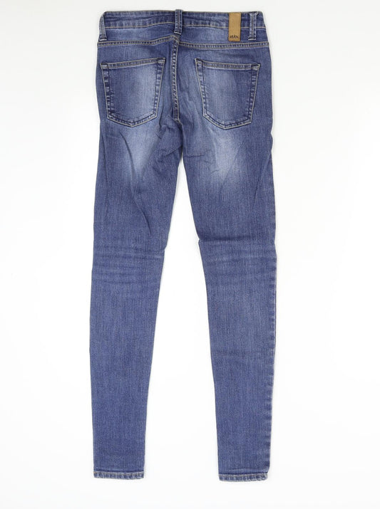 Mens UK Size 27 Grain Laundry Slim Fit Skinny Blue Jeans