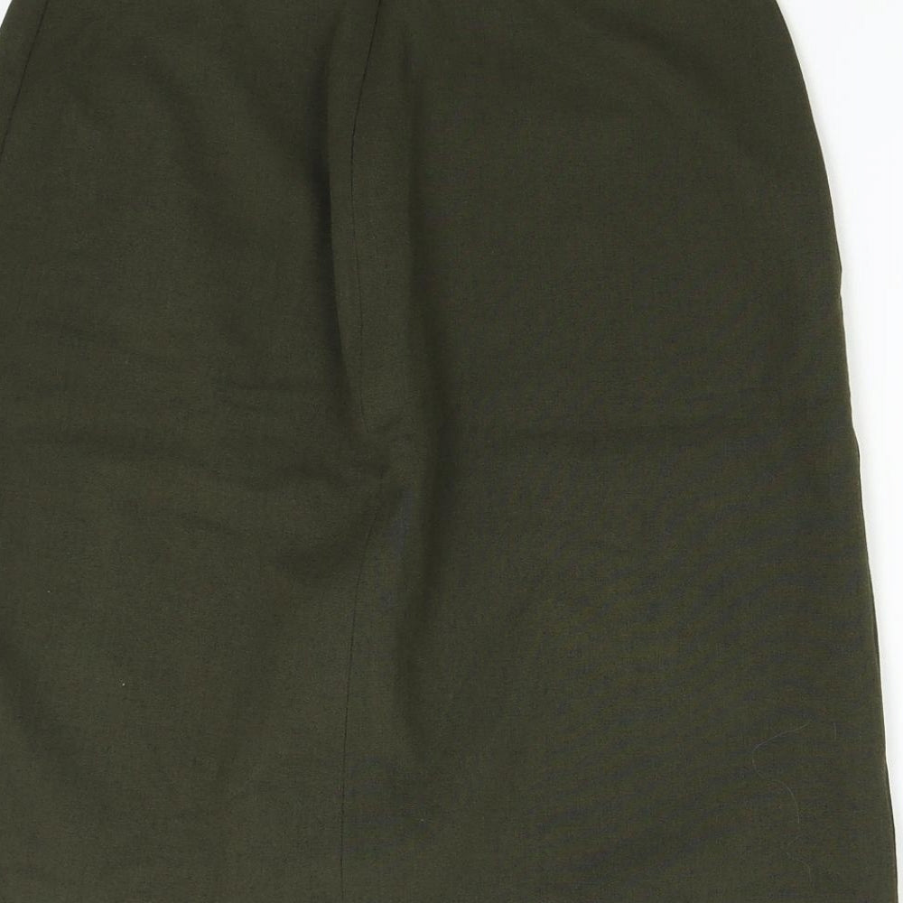 M&S Womens Green Suit Skirt Size 10 L20 in - Smart Office Corporate