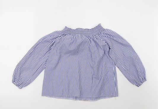 Womens UK Size 8 Select Blue Basic Blouse