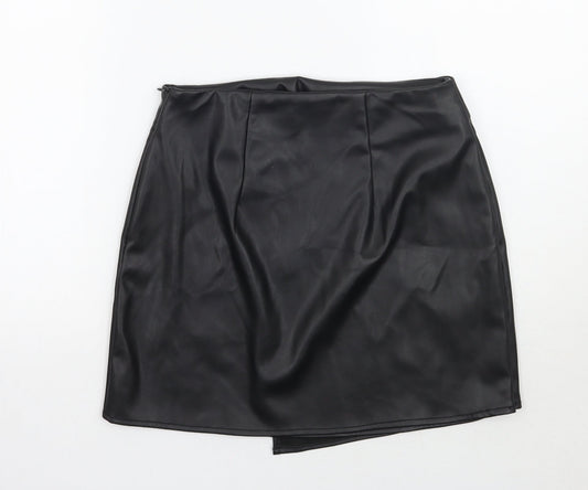 Primark Womens Black A-Line Skirt Size 8