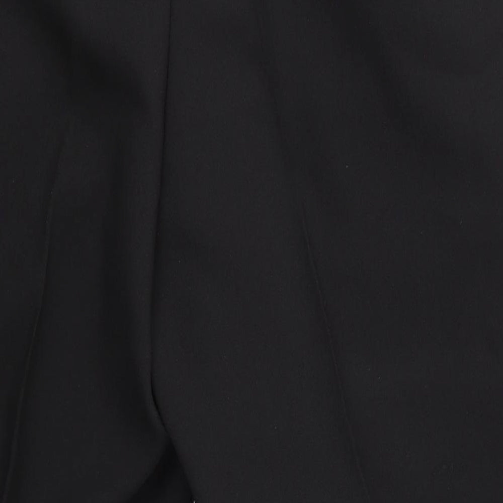 Brand and care label for Tu men’s black dress pants trousers, size 36, in, 24-inch leg - short
