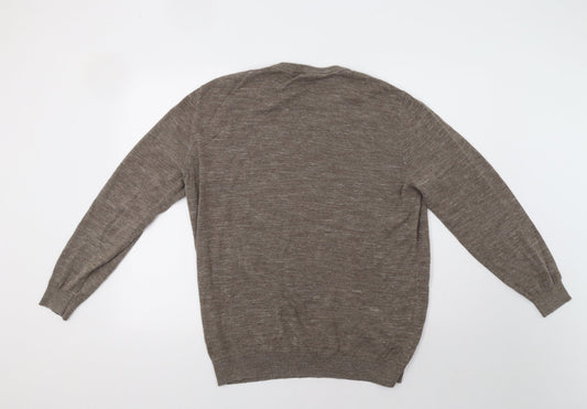 George Mens Beige Pullover Jumper Size XL