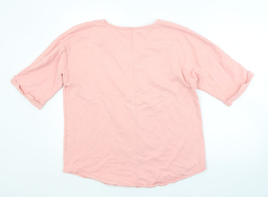 Per Una Womens Pink Pullover Jumper Size 12
