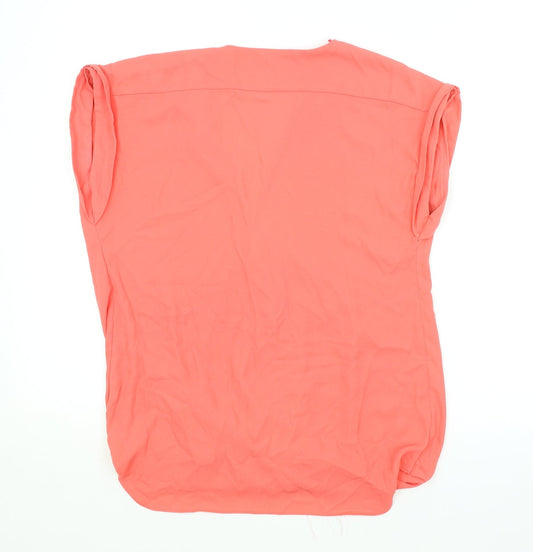 Atmosphere Womens Red Basic Blouse Size 8