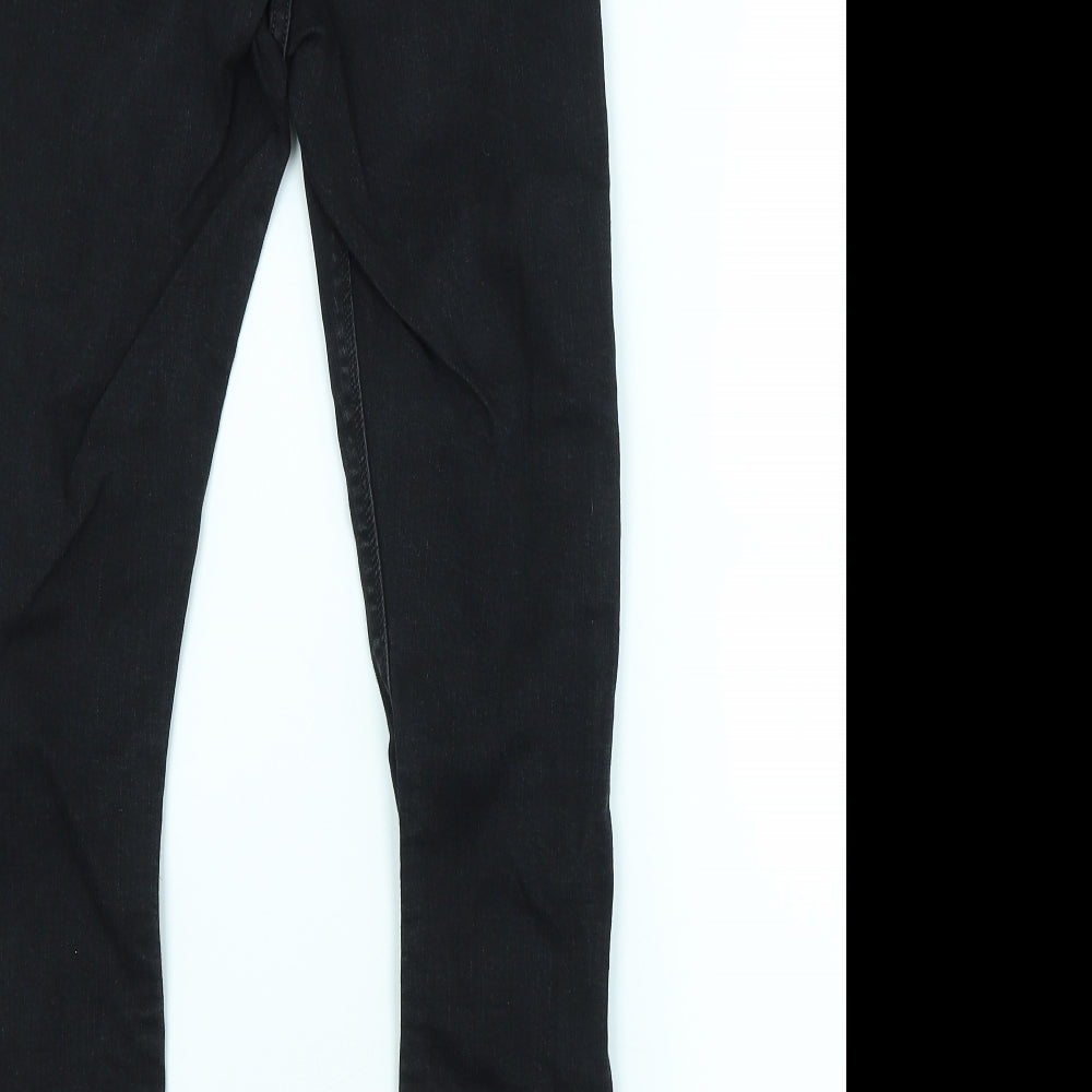 Topshop Womens Black Skinny Jeans Size 28 in L32 in