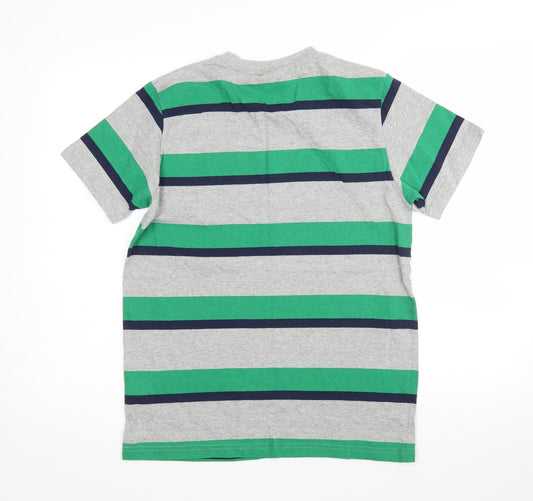 Lee Cooper Mens Multicoloured Striped T-Shirt Size S