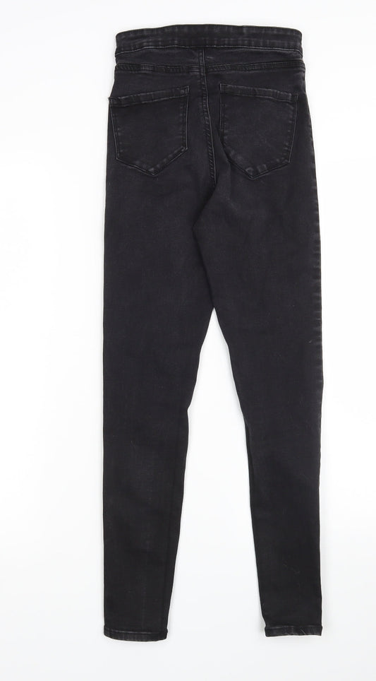 Denim Co Womens Black Skinny Jeans Size 10 L28 in