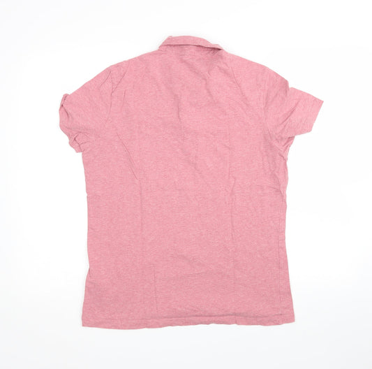 B.D Baggies Mens Pink Polo Size M