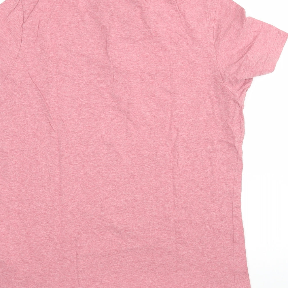 B.D Baggies Mens Pink Polo Size M