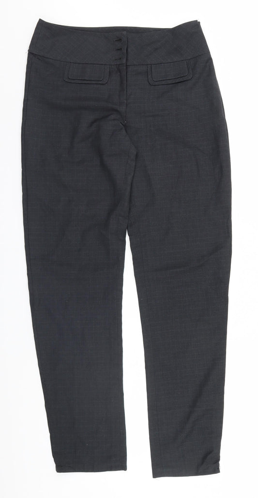Womens UK Size 10 Dorothy Perkins Regular Fit Black Trousers