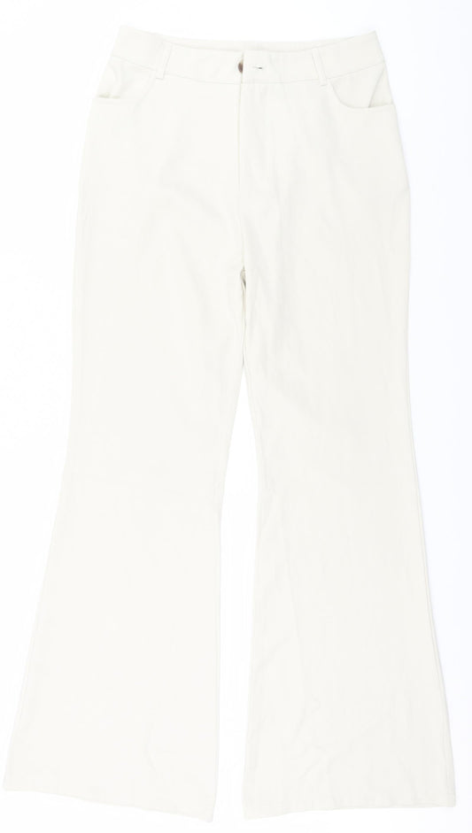 Womens UK Size 12 SheIn Regular Fit Beige Trousers