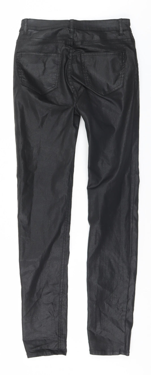 Womens UK Size 6 H&M Carpenter Black Leggings