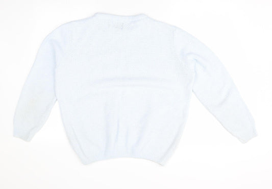 Womens UK Size L River Island Blue Pullover Jumper