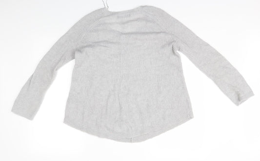 Womens UK Size 12 M&S Grey Pullover Jumper